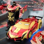 Transforming Remote Control Car Robot, R&C Car Toy, One-Button Deformation, Children's Day Gifts, 1-18 Scale 360' Rotating Drifting, Toys Suitable For Kids Over 3 Years Old, Educational Toy, Birthday - Image 2
