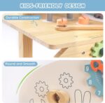 ROBOTIME Workbench Play Set Toddlers Kids Pretend Tool Bench Toy Workshop Toys - Image 2
