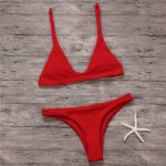 Sexy Bikinis Women Swimsuit Solid Bathing Swim Suit Bikini Set Swimwear Biquini Beachwear - Image 4