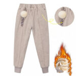 Larger Children's Cotton Woolen Cloth Trousers - Image 6