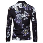 Men's Business Slim-Fit Fashionable Printed Lapel Suit Jacket - Image 4