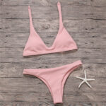 Sexy Bikinis Women Swimsuit Solid Bathing Swim Suit Bikini Set Swimwear Biquini Beachwear - Image 6