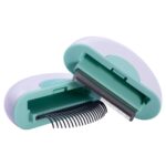 Cat Brush Dog Grooming Supplies Pet Grooming Comb Steel Cat Comb Pet Grooming Brush Cat Stripping Tool Cat Comb Gloves Dog Comb For Matted Hair Alloy Cat Hair Brush - Image 8