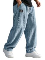 European And American Style Pocketed Straight-Leg Loose Lace-Up Sporty Casual Pants For SpringSummer - Image 2