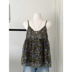 Korean-style Retro Floral Slip Vest Womens Resort Style - Image 5