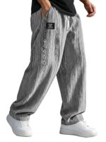 European And American Style Pocketed Straight-Leg Loose Lace-Up Sporty Casual Pants For SpringSummer - Image 10