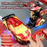 Transforming Remote Control Car Robot, R&C Car Toy, One-Button Deformation, Children's Day Gifts, 1-18 Scale 360' Rotating Drifting, Toys Suitable For Kids Over 3 Years Old, Educational Toy, Birthday - Image 3