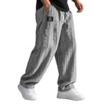 European And American Style Pocketed Straight-Leg Loose Lace-Up Sporty Casual Pants For SpringSummer - Image 4