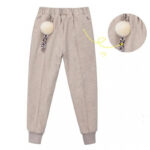 Larger Children's Cotton Woolen Cloth Trousers - Image 3