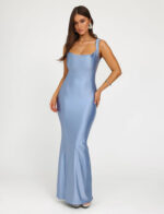Back-tie Sexy Slim-fit Midi Dress - Image 3