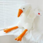 Cute Big White Geese Pillow Plush Toy - Image 9