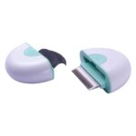 Cat Brush Dog Grooming Supplies Pet Grooming Comb Steel Cat Comb Pet Grooming Brush Cat Stripping Tool Cat Comb Gloves Dog Comb For Matted Hair Alloy Cat Hair Brush - Image 10