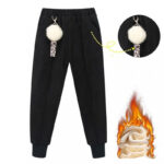 Larger Children's Cotton Woolen Cloth Trousers - Image 2